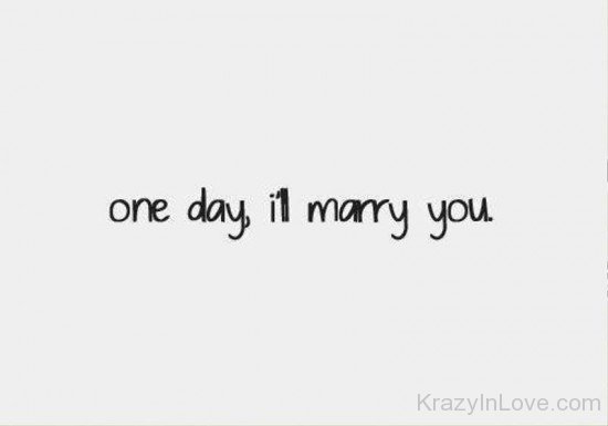 One Day I'll Marry You-vcx339