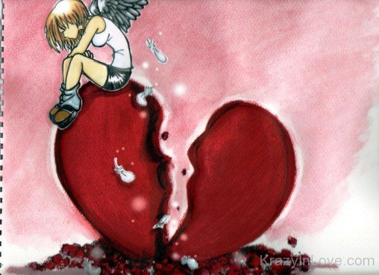 Sad Angel With Broken Heart-put638