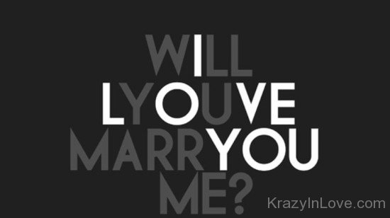 Will You Marry Me I Love You-vcx353