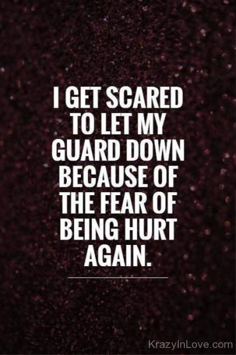 I Get Scared To Let My Guard Down-PPY8055