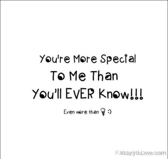 You're More Special To Me-tds2362