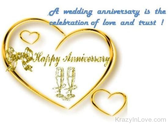 A Wedding Anniversary Is The Celebration Of Love And Trust kl1006