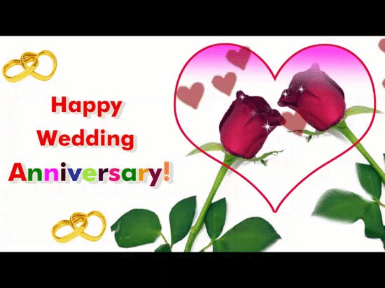 Animated  wedding Anniversary  Pic kl1009